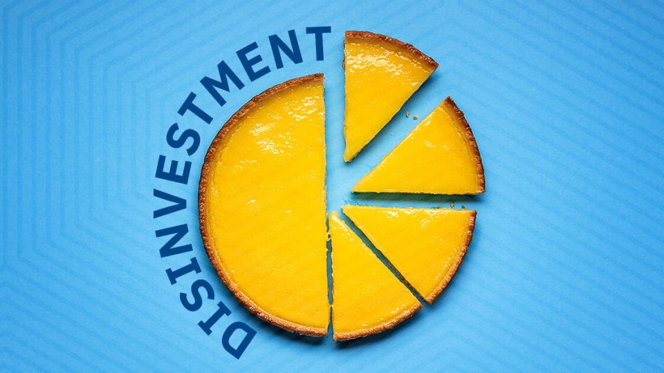 What do firms need for a successful divestment plan?